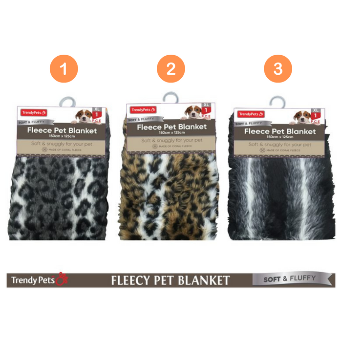 PET CLOTHING™ Plush Fleece Pet Blanket (70x100cm)