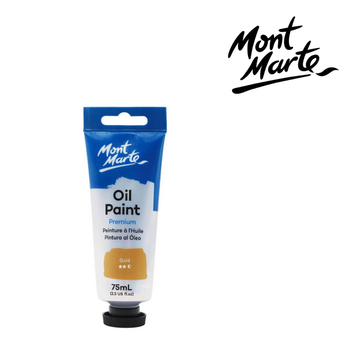 Mont Marte Oil Paint 75ml - Gold