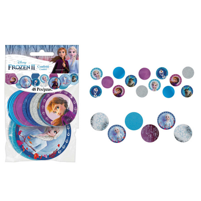 Frozen 2 Giant Confetti Circles Pk48
