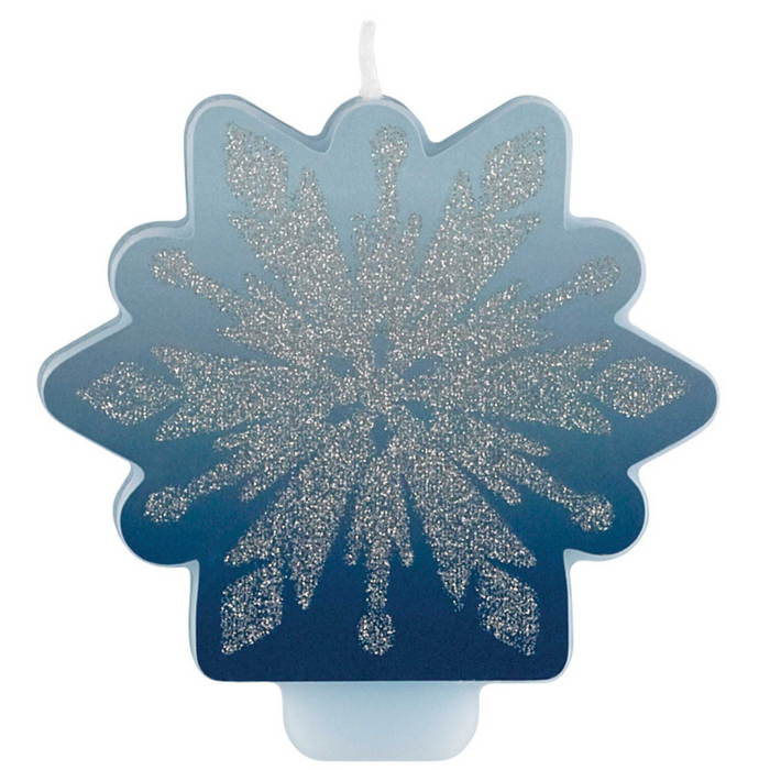 Frozen 2 Gltr & Decal Candle