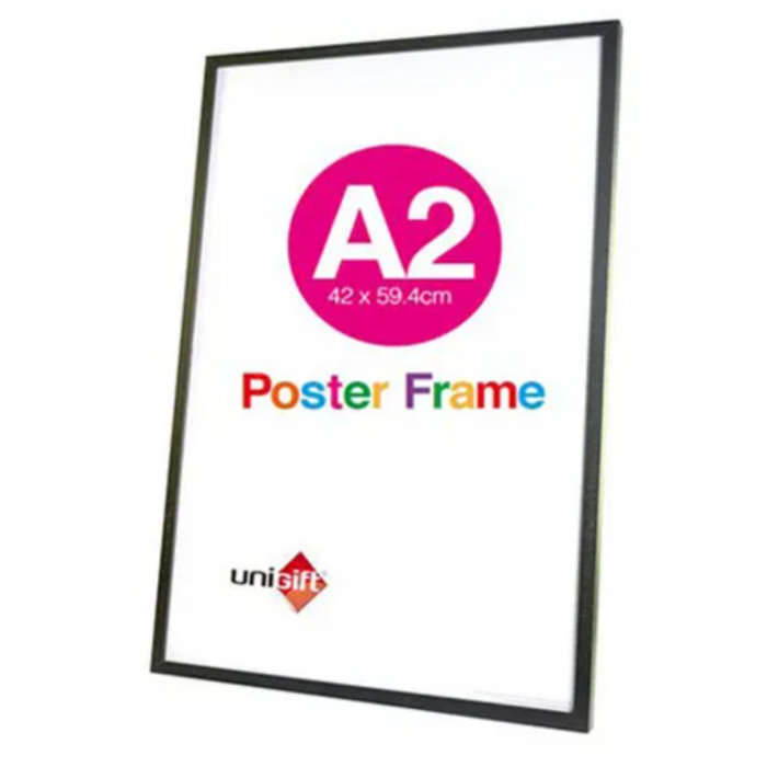 42X59.4Cm A2 Mdf Poster Frame Black