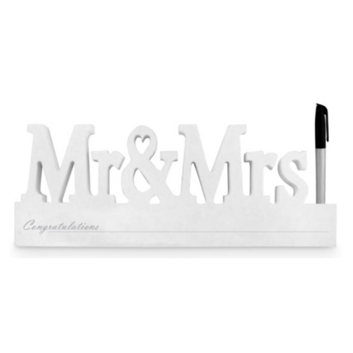 Mr & Mrs White Signature Block