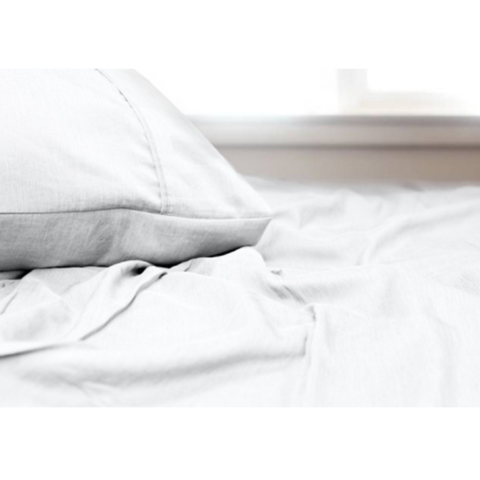 Bed Linen™ QB White Bamboo Blend Sheet (90GSM)