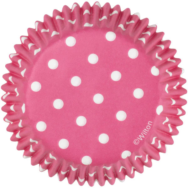 Wilton Pink Dots Std Baking Cups