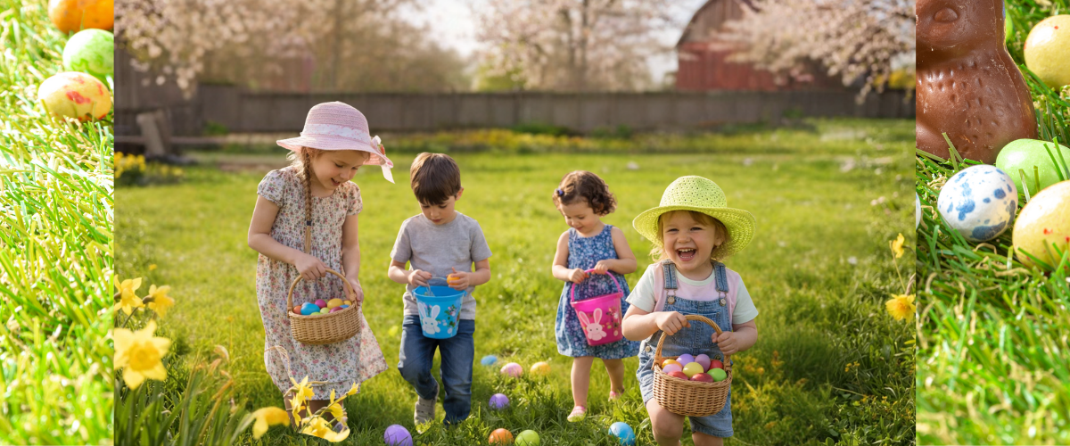Easter Hunting for toddlers to big kids as Easter activity