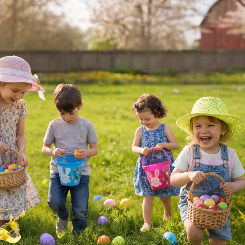 Easter Hunting for toddlers to big kids as Easter activity