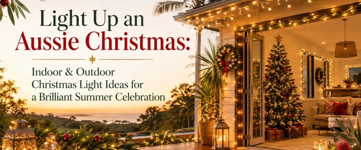 Light Up an Aussie Christmas: Indoor & Outdoor Christmas Light Ideas for a Brilliant Summer Celebration