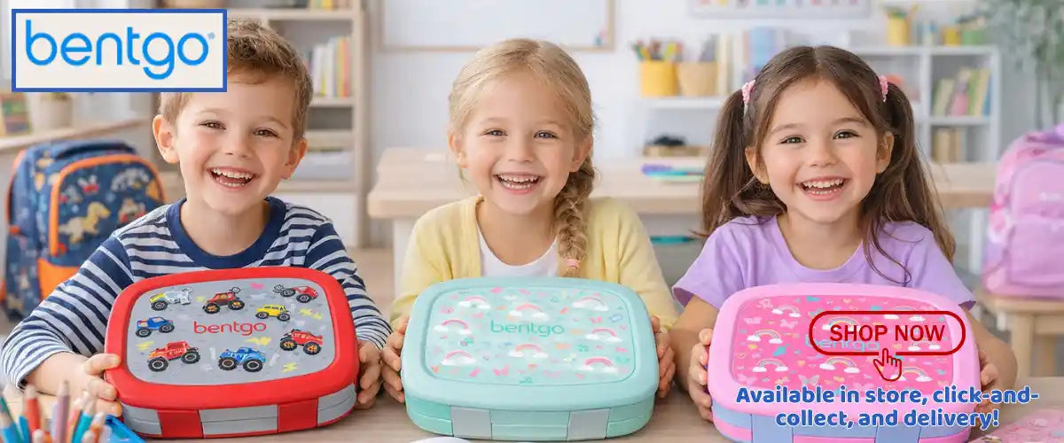 Bentgo Bento Box featuring practical compartments for organised lunches, snacks and meals at school, work or on the go.