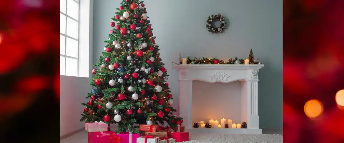 Black Friday sale on Christmas trees with 20% off festive artificial trees for creating beautiful holiday displays at home.