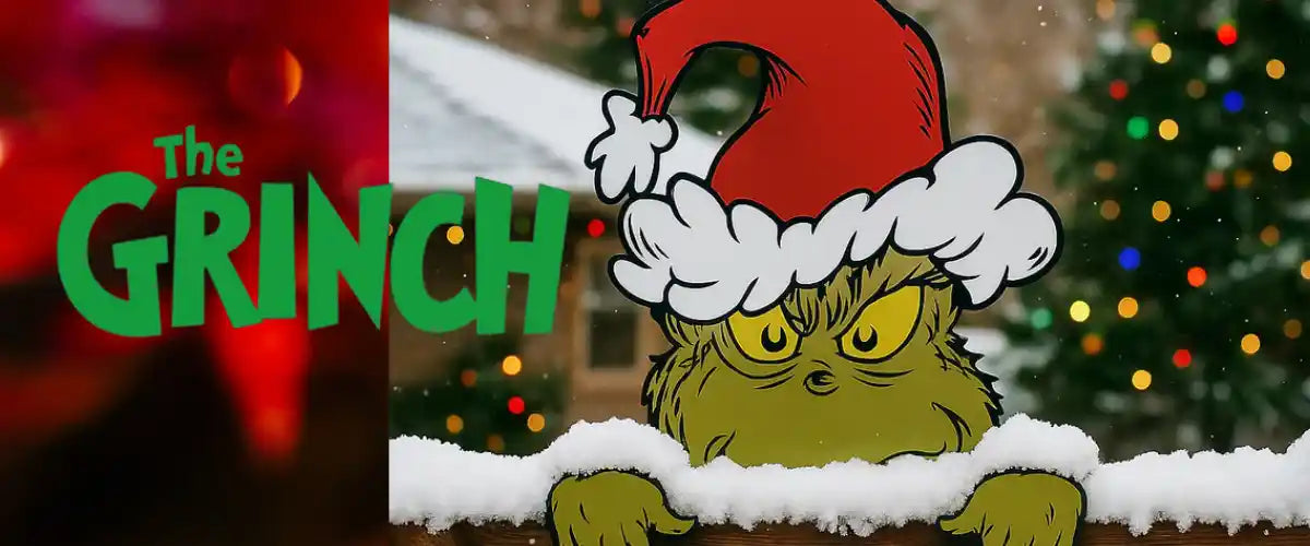 Black Friday sale on The Grinch range with 20% off festive Grinch-themed decorations, gifts and Christmas accessories.