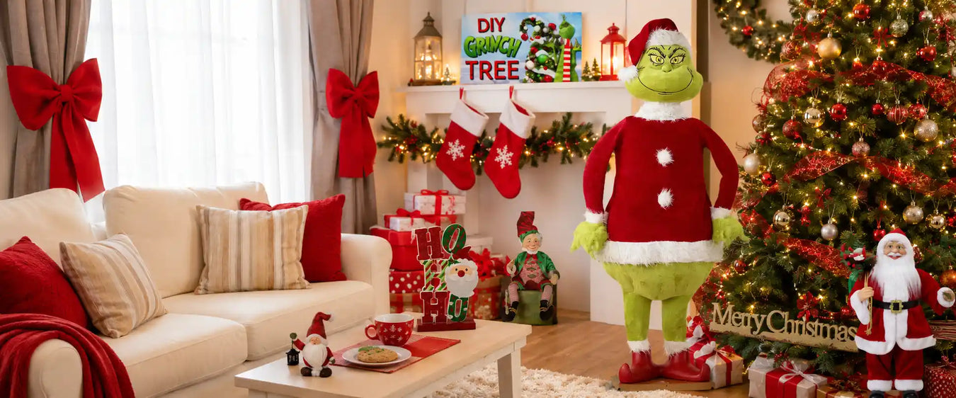 Festive Christmas collection featuring decor, gift ideas, lights, wraps, gift bags, and more to create a joyful holiday atmosphere in your home.