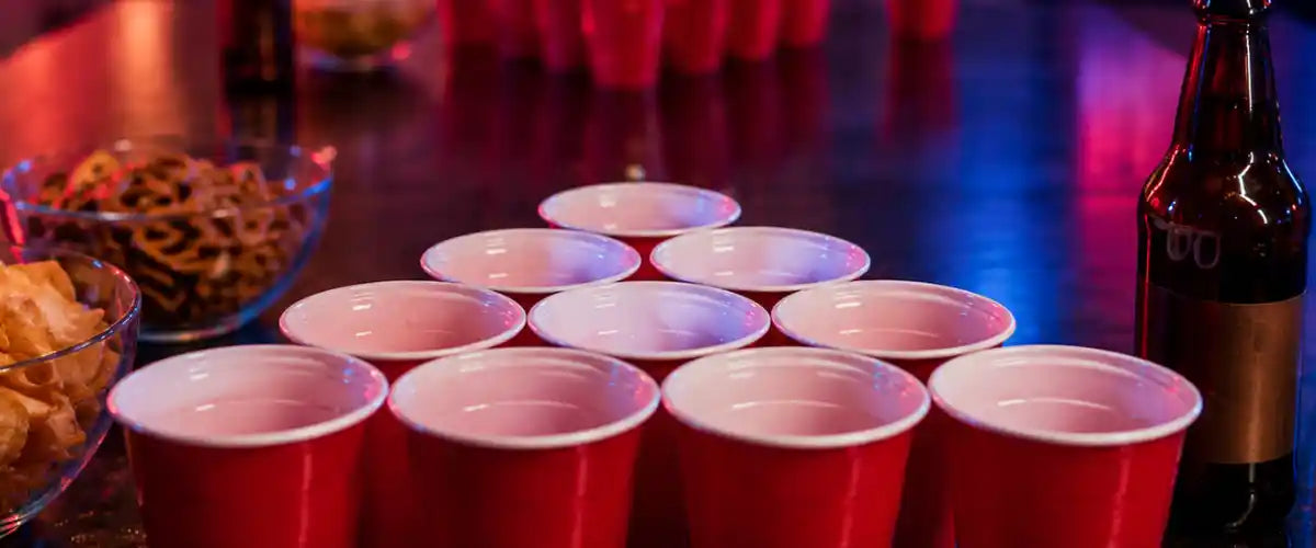 Christmas drinking games featuring festive party activities and entertaining accessories for adults at Christmas celebrations and holiday gatherings.