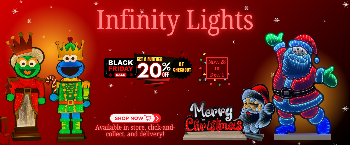Black Friday Sale! Get Christmas Infinity Lights at 20% OFF