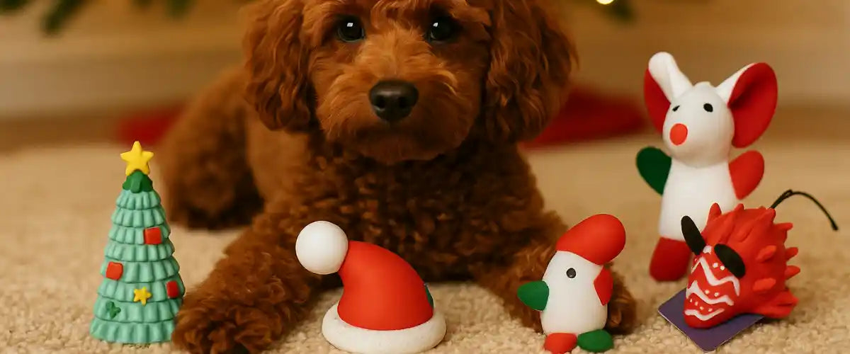 Christmas Pet Toys featuring festive holiday-themed toys and accessories for dogs and cats, perfect for seasonal playtime and Christmas gifting.