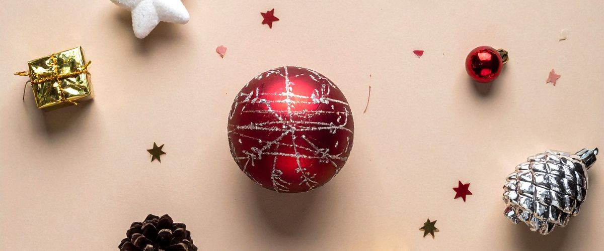 Christmas confetti and pebbles collection with assorted festive accents for holiday decorating
