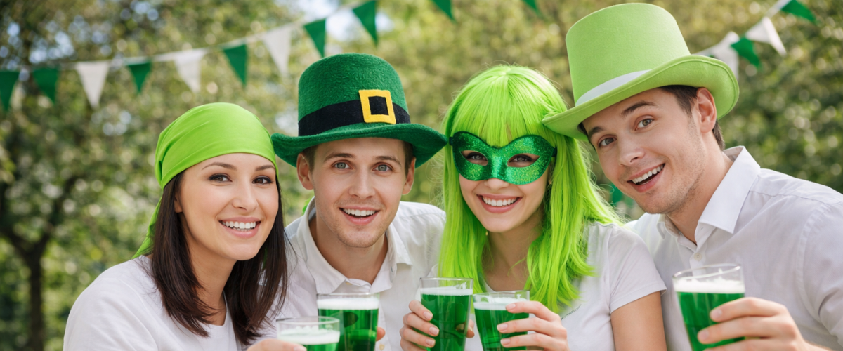 St Patrick’s Day photo prop kit and costume accessories for Irish-themed celebrations