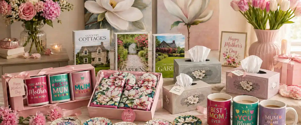 Mother’s Day Beautiful Gift Ideas featuring thoughtful gifts, home fragrances, beauty treats, keepsakes and decorative pieces perfect for celebrating Mum.