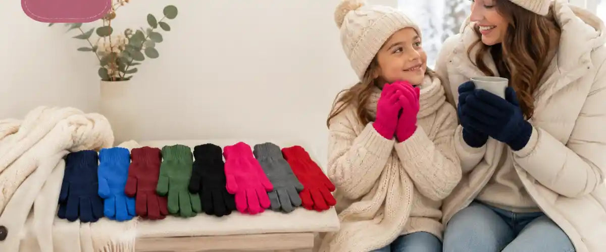 Winter gloves at special prices featuring warm, comfortable styles for everyday cold-weather wear and outdoor winter activities.