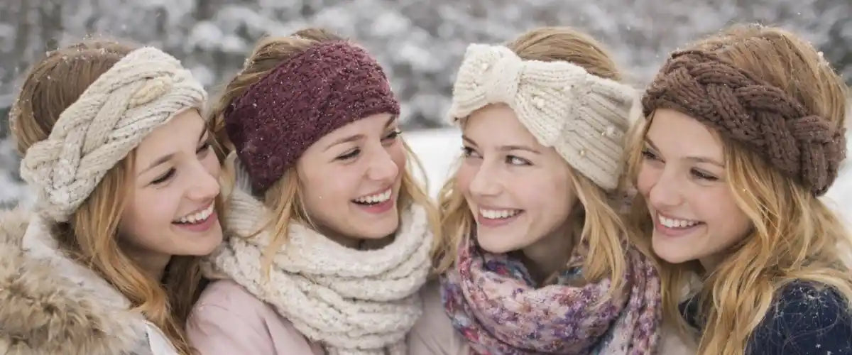 Winter headbands featuring warm, comfortable styles for keeping ears cosy during cold-weather days.