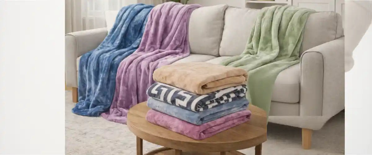 Winter mink blankets featuring soft, plush and cosy designs for extra warmth and comfort during cold-weather nights.