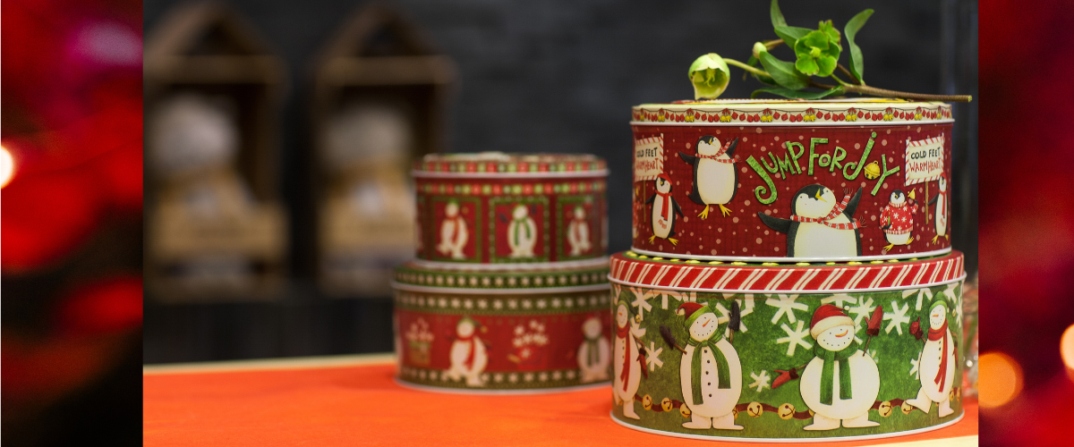 Christmas Storage Tins