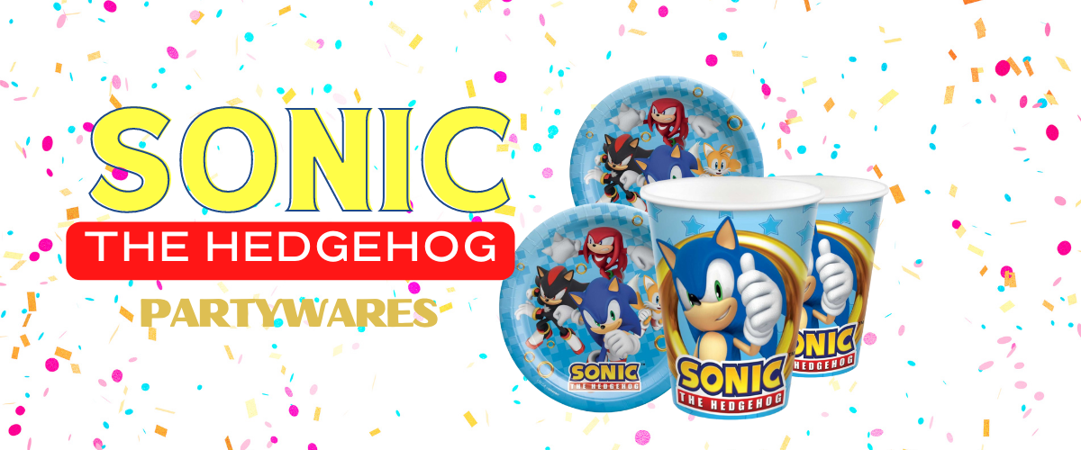 SONIC THE HEDGEHOG PARTYWARES