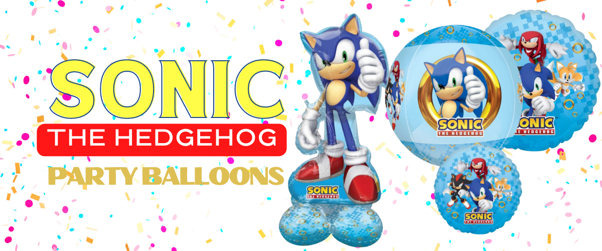 SONIC the HEDGEHOG BALLOONS