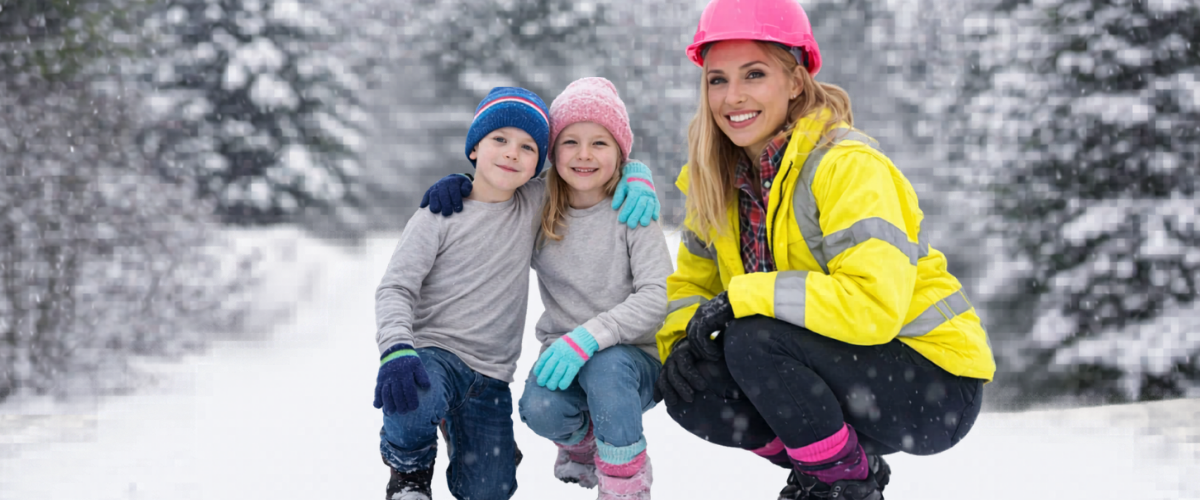 Winter thermal clothing for warmth and layering
