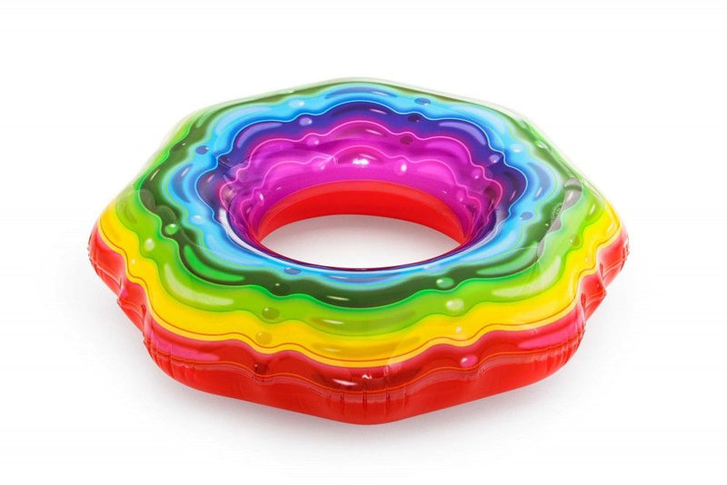 Rainbow Swim Ring 115cm