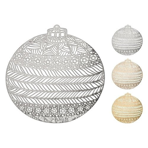38cm Christmas bauble placemat assorted designs