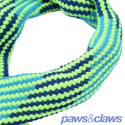 Tug-Of-War Infinity Ropew/ Squeakers Blue/Green 33cm