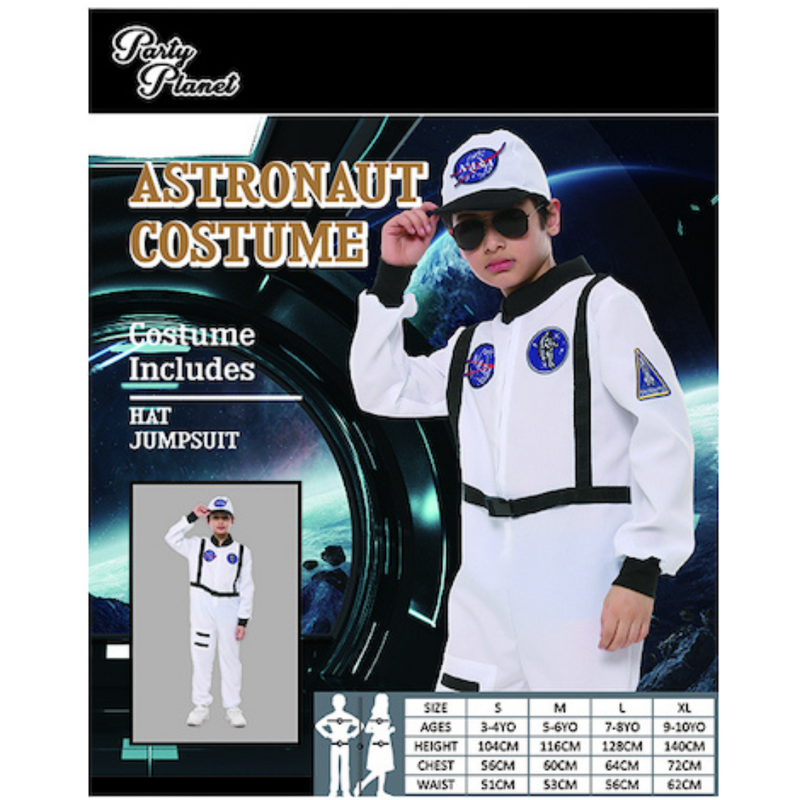 Costume Boys Astronaut Large 7-8 yrs old