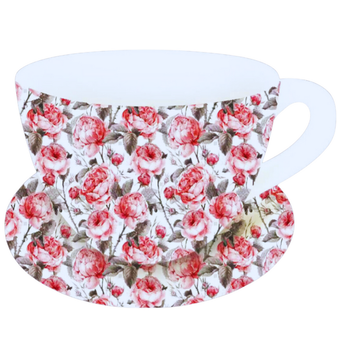 Cup and Saucer Planter Ceramic 23x19x12