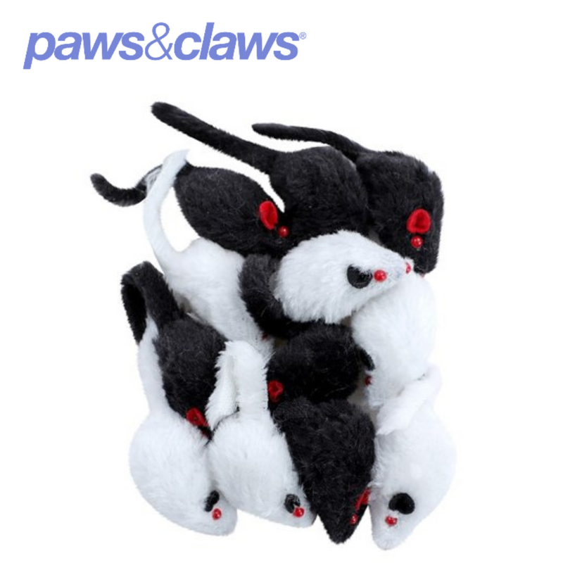 Plush Mice Cat Toy 12pk