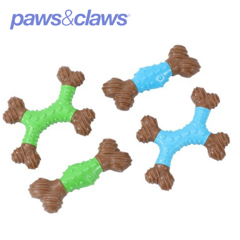 Boobone TPR Dental 4-Way Bone Peppermint 16.5cm