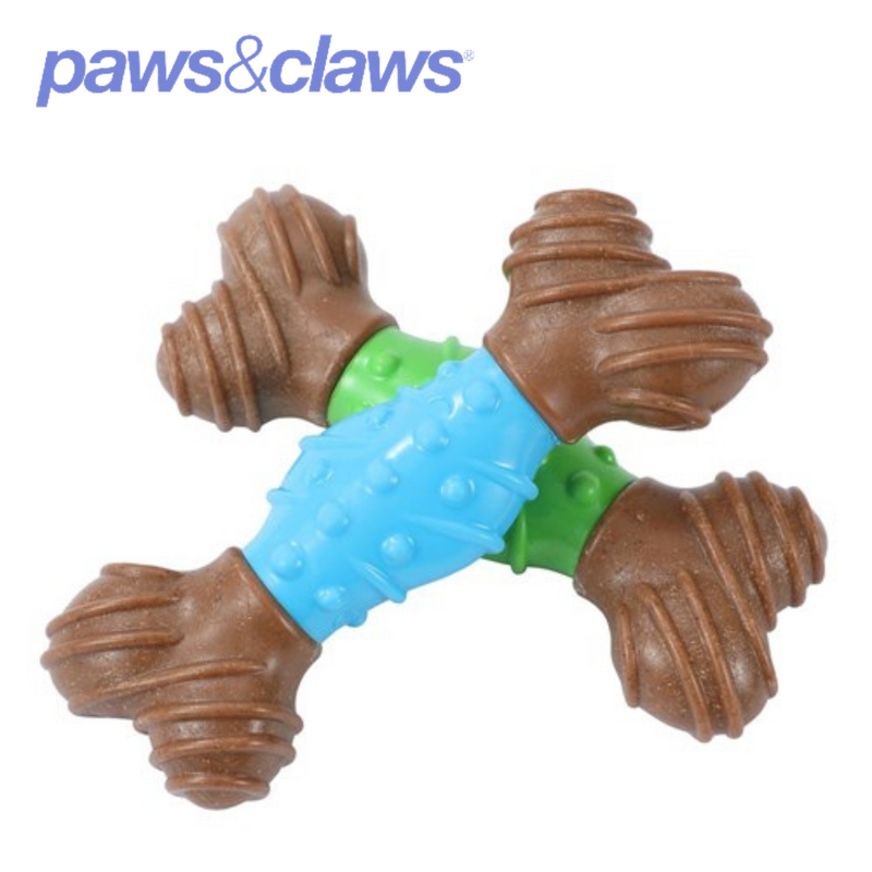 Boobone TPR Dental 4-Way Bone Peppermint 16.5cm