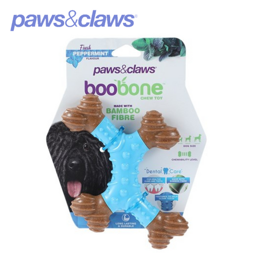 Boobone TPR Dental 4-Way Bone Peppermint 16.5cm