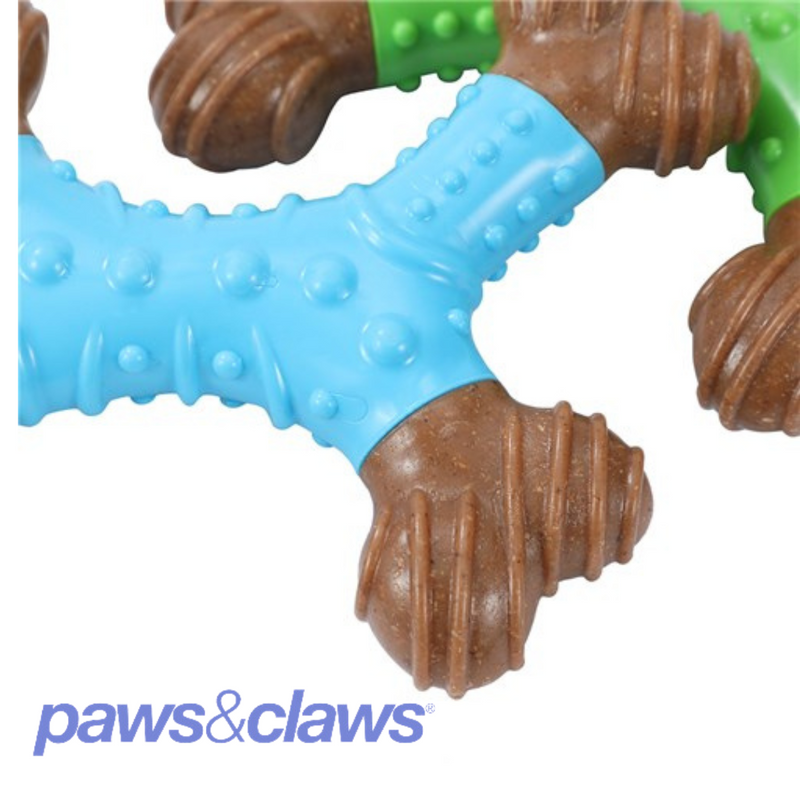 Boobone TPR Dental 4-Way Bone Peppermint 16.5cm