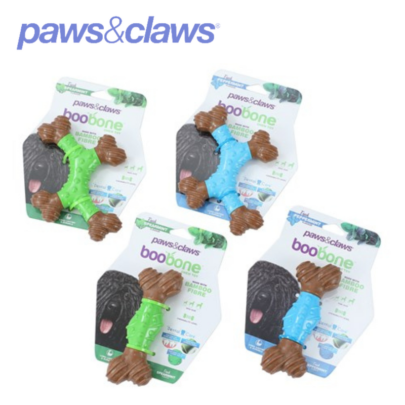 Boobone TPR Dental 4-Way Bone Peppermint 16.5cm