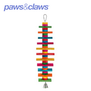 Parrot Wood Spinning Toy Large W/ Bell 39x10cm