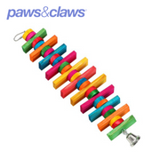 Parrot Wood Spinning Toy Large W/ Bell 39x10cm