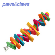 Parrot Wood Spinning Toy Large W/ Bell 39x10cm