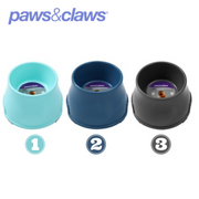 Pet Essentials Elevated Bowl Medium 3 Asstd Cols 19x12cm 600ml