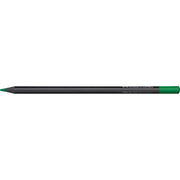 Green pencil on a white background