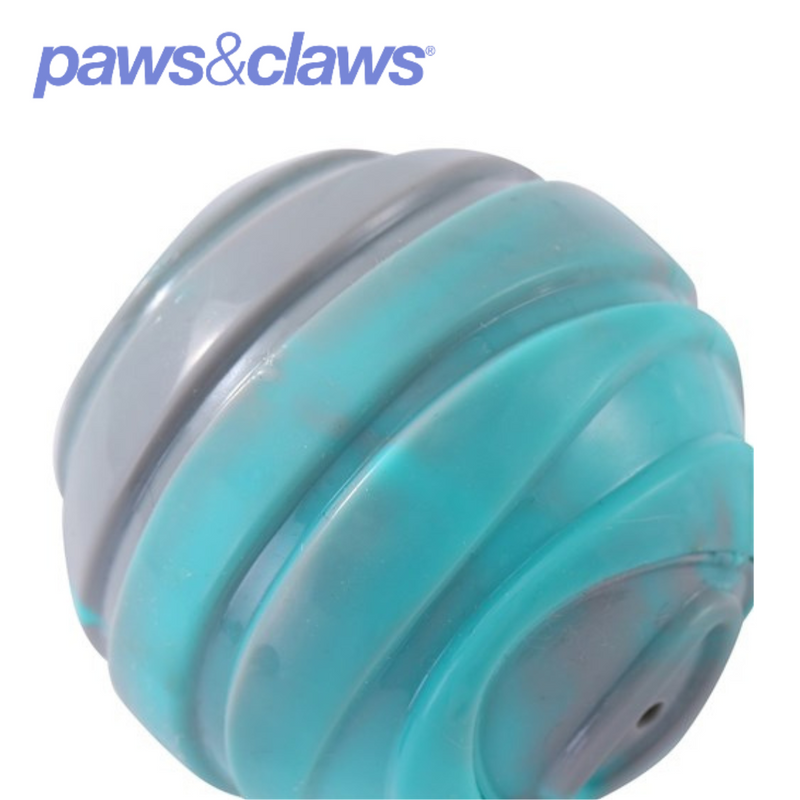 Dental Duo Tpr Ball + Baton2pk Aqua/Grey13x5x5cm / 8x8cm