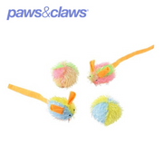 Furry Cat Toy 4pk