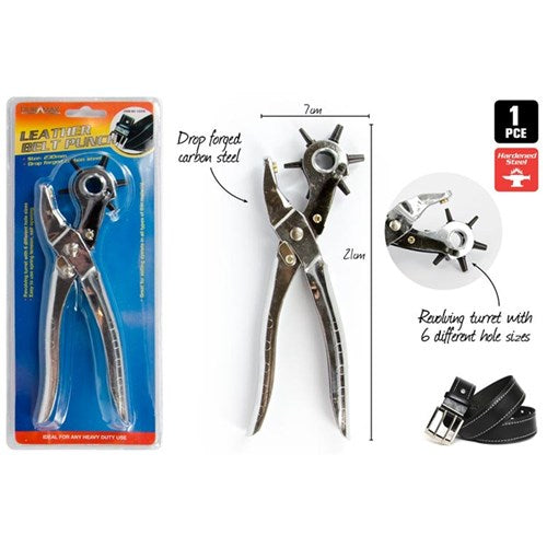 Leather belt hole punch tool 23cm