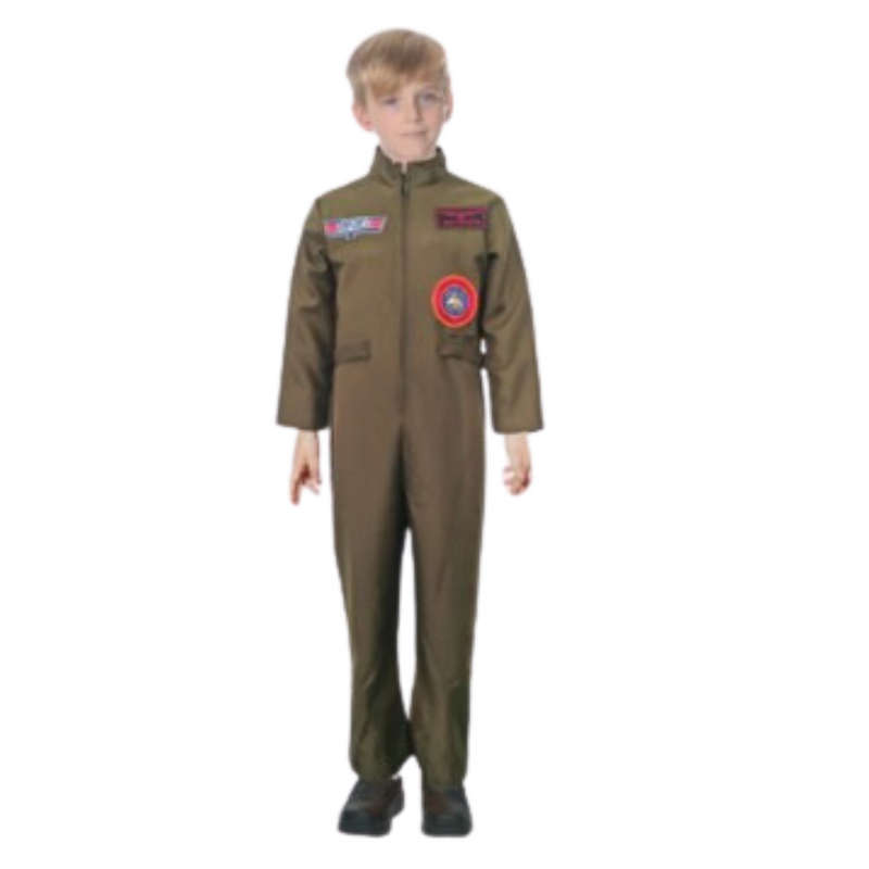 Children Fighter Pilot Costume 6-9 years