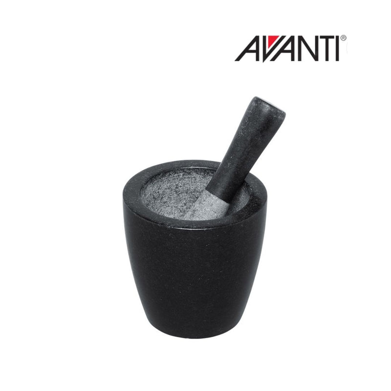Avanti Conical Mortar and Pestle 13cm - Black