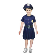 Children Police Girl Costume 10-12 Years